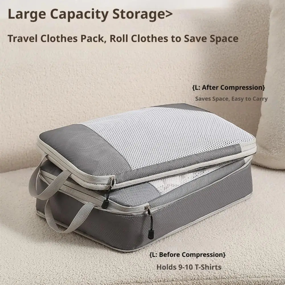 3-Piece Travel Compression Packing Cube Set