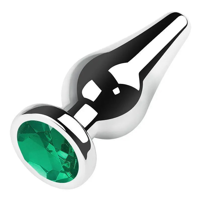 Jeweled Aluminum Alloy Anal Plug
