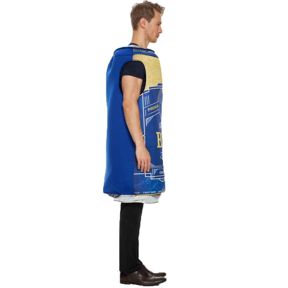 New Halloween can beer in stock fun parody sponge costume party performance onesie